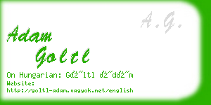 adam goltl business card